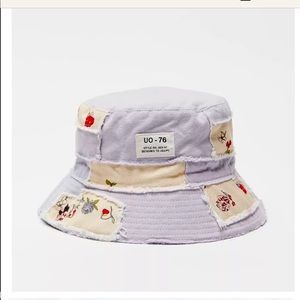 Urban Outfitters Frayed Patchwork Hat